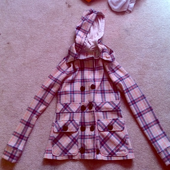 Billabong fall plaid jacket