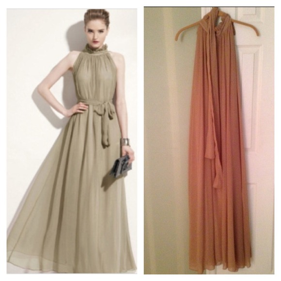Chiffon maxi dress