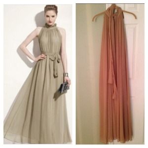 Chiffon maxi dress