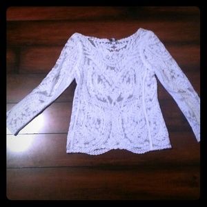 Laced White long sleeve
