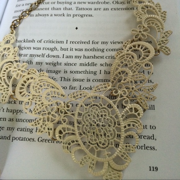 Patterned and Embroidered Necklace