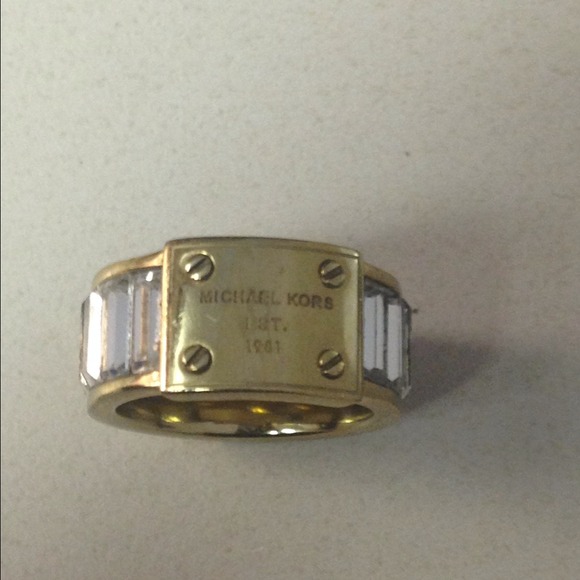 Michael Kors Diamond Baguette Ring