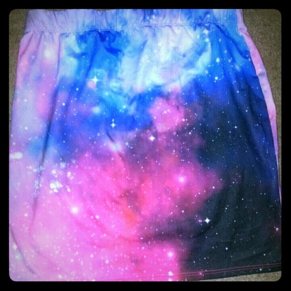 *SOLD ON VINTED* Short Galaxy Skirt