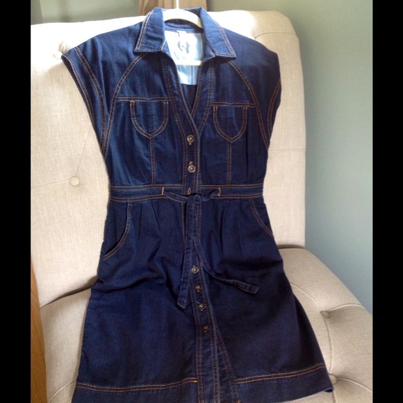 Denim Dress by Maeve from Anthropologie