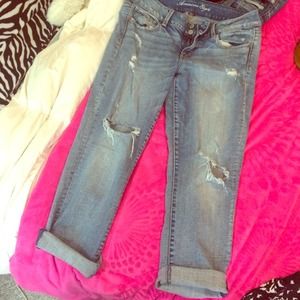 TRADED🌺🌺 American eagle boyfriend capris