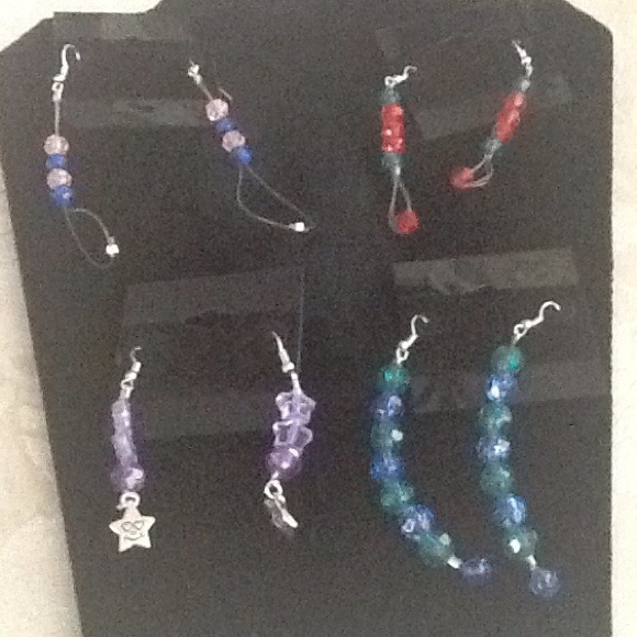 Earrings that are hand crafted and one of a kind