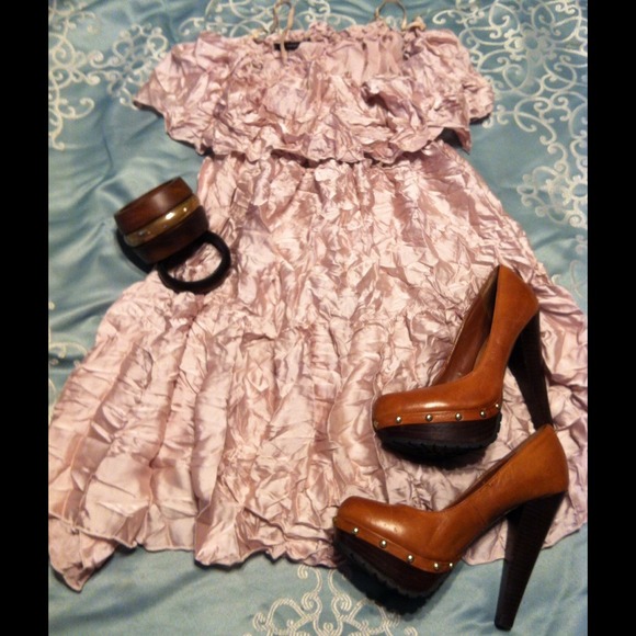 Crinkled dress