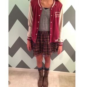 Plaid Mini Skirt