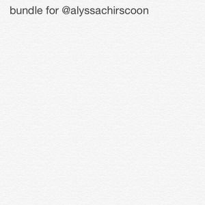 bundle for @alyssachirscoon