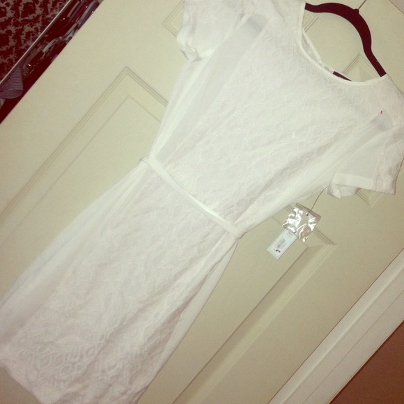 brand new designed white dress