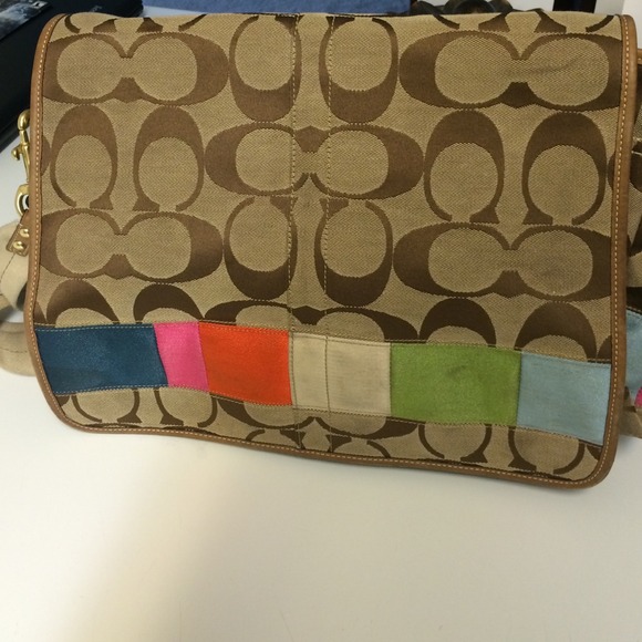 AUTHENTIC COACH DIAPER BAG
