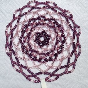 Beaded doily