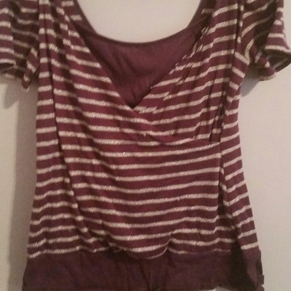 Purple Striped top