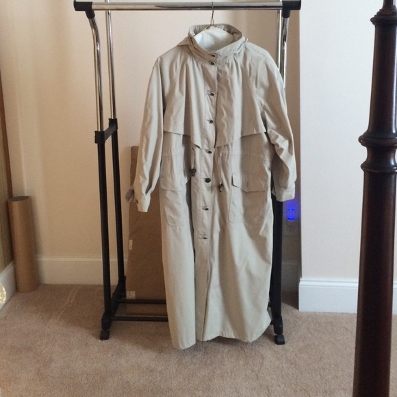 TravelSmith full length rain coat