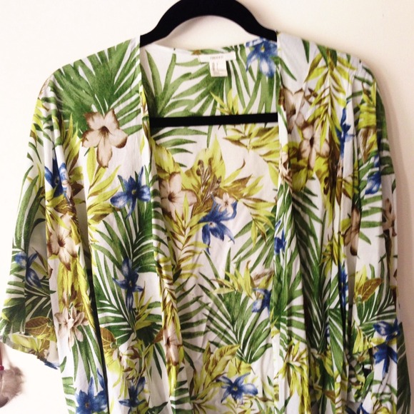 SOLD! Tropical Kimono - Picture 3 of 4