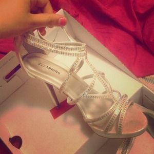 Silver heels!