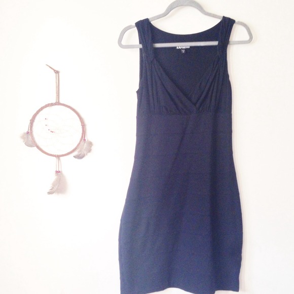 Express Black Bandage Dress