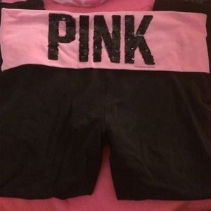 Pink Crop Leggings!