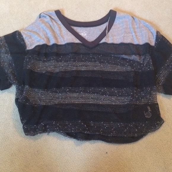 Mesh front and back shirt
