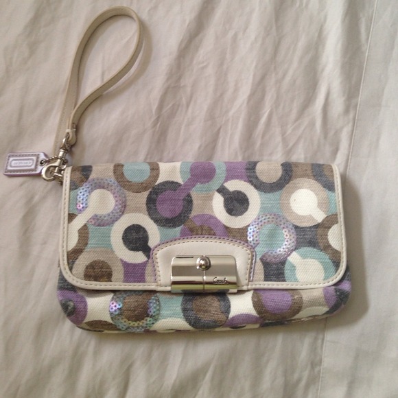 Coach Clutches & Wallets - Coach op art wristlet
