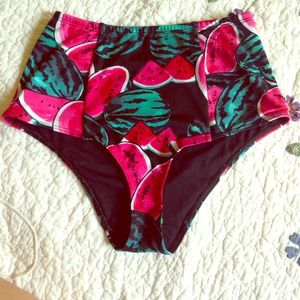 American apparel high waist bathing suit bottom!