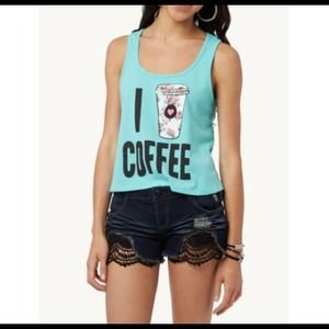 I ❤️ coffee shirt. (Shorts not included)