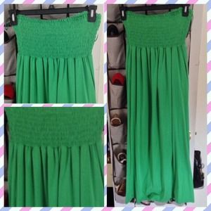 👗Long Green Dress👗