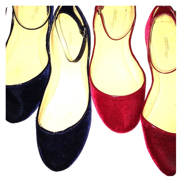 ULTIMATE BUNDLE DEAL ! Suede ankle strap flats.