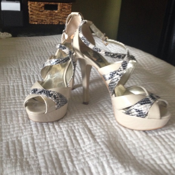 High heel open toe
