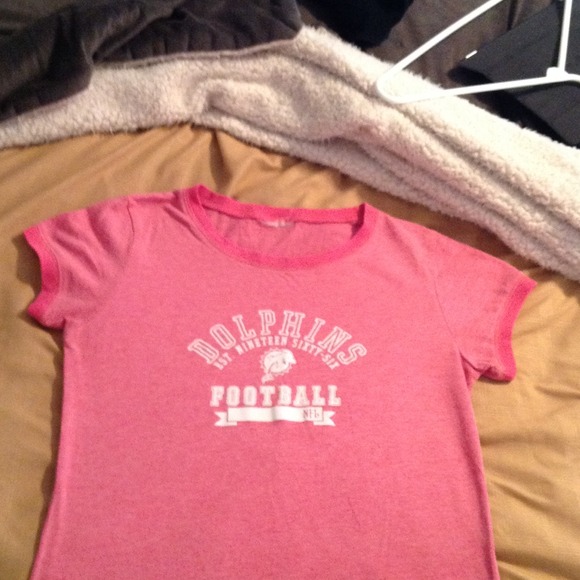 Pink Miami Dolphins t-shirt