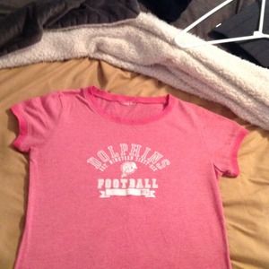 Pink Miami Dolphins t-shirt