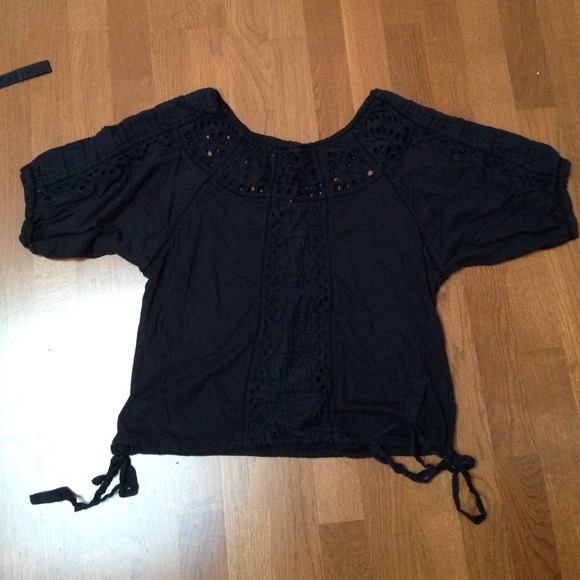 Anthropologie crochet top