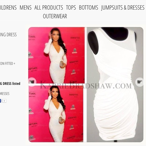 WHITE MESH KARDASHIAN STYLE BODYCON DRESS