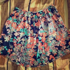 Lauren Conrad floral skirt