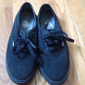 All black vans