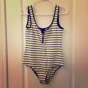 Striped bodysuit