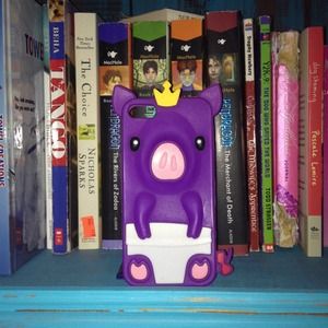 Purple pig case