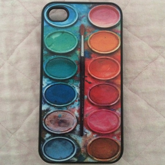 ❌FREE GIFT FOR BUYER❌🌷iPhone 4 paint palette case