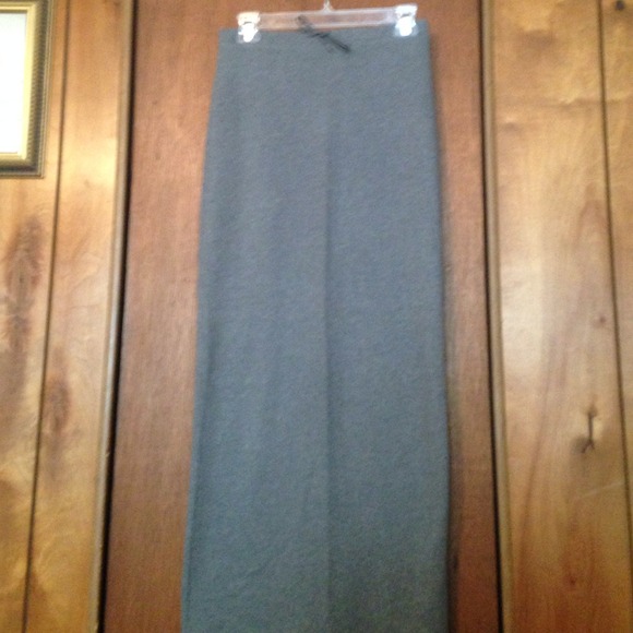 Express cotton maxi skirt