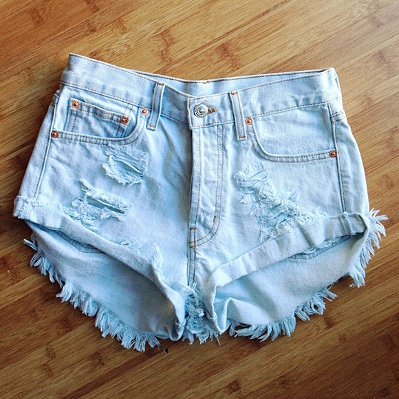 58🅿️🅿️Nwot Runwaydreamz Blue Denim Shorts Xs