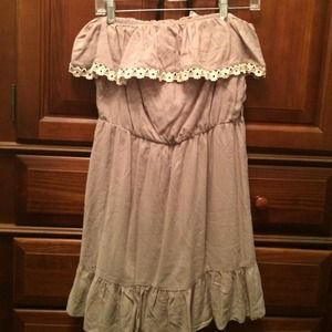 Papaya strapless dress