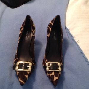 Animal print Nine West heels