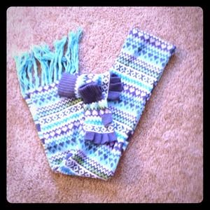 Scarf and glove set. Just in time for winter!!