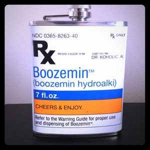 Pharmacy themed flask