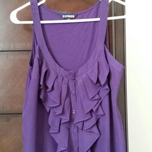 Express purple tank