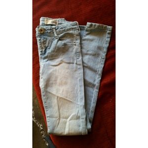 Light blue skinny jeans
