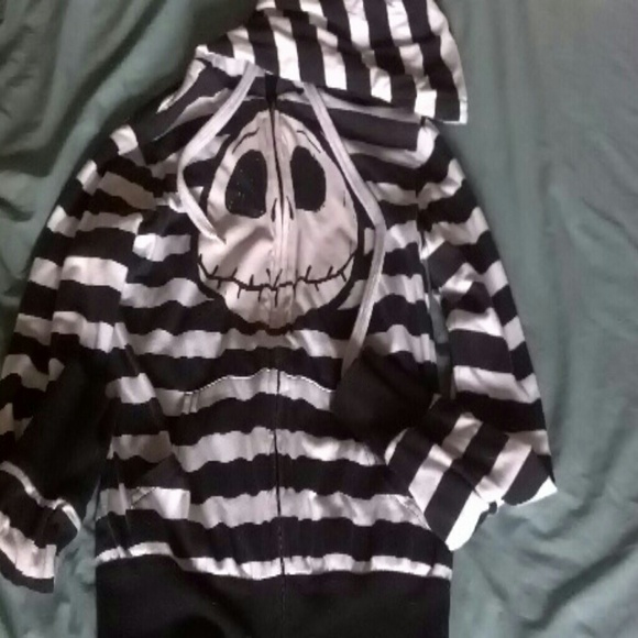 Jack Skeleton reversible sweatshirt