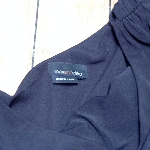 Max and Cleo BCBG Black One Strap Dress - Picture 2 of 3