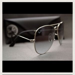 Rayban rb3025, silver grey grad lens 58mm