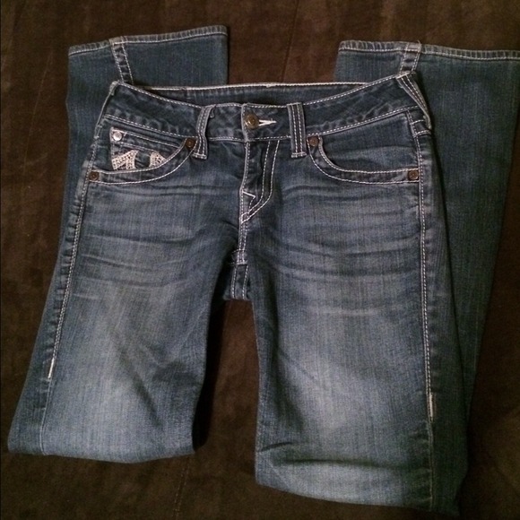 True Religion Denim - True Religion flare dark wash jeans/denim